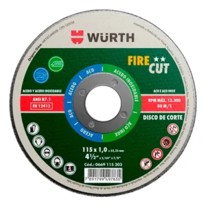 DISCO DE CORTE WURTH